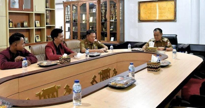 Bahas Sinergi, IMM Geruduk Kantor Wabup Lampura