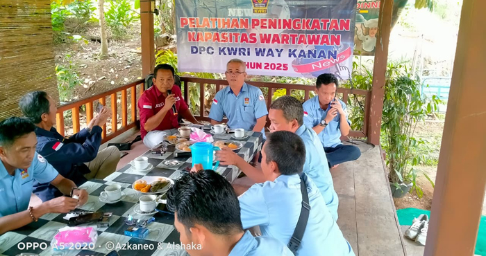 KWRI Waykanan Asah Taring Wartawan, CEO GNM Beberkan Jurnalistik Beretika