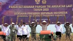 Menhan Panen Raya di Madukoro, Lampura Siap Jadi Lumbung Kedelai