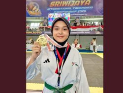 Siswi SD Muhammadiyah Soeta Kotabumi Sabet Emas di Kejuaraan Taekwondo Internasional
