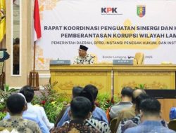 Hadiri Rakor KPK, Bupati Lampura Komit Perkuat Antikorupsi