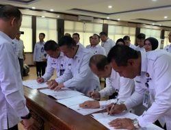 Kalapas Waykanan Teken Perjanjian Kinerja, Komitmen Penguatan Akuntabilitas Pemasyarakatan