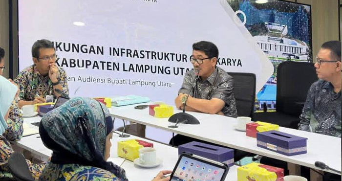 Ke Jakarta, Bupati Lampura Dorong Percepatan Infrastruktur