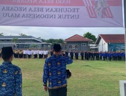 Lapas Kelas IIB Waykanan Gelar Upacara Peringatan Hari Bela Negara ke-77