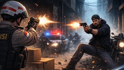 Baku Tembak dengan Polisi, Pelaku Curanmor di Lamsel Tewas 