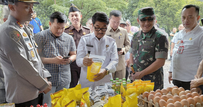 Lampung Utara, Bahan Pokok, LPG, Bulog, Stok Beras, Stabilitas Harga, Pemkab Lampung Utara, Forkopimda