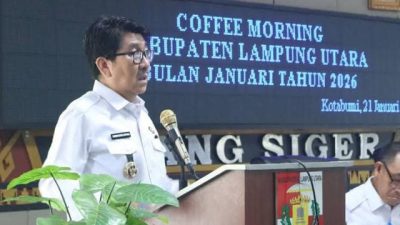 Coffee Morning Awal 2026, Bupati Lampura Minta Perkuat Koordinasi Pelayanan Publik