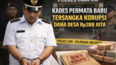 Korupsi Dana Desa Rp388 Juta, Kades Permata Baru Ogan Ilir Jadi Tersangka 