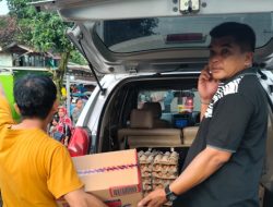 Ketua Komisi III DPRD Lampura Beri Bantuan Warga Terdampak Banjir Kotabumi