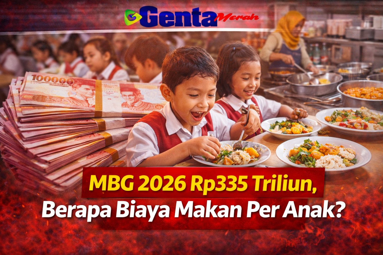 Anggaran MBG 2026 Rp335 T, Ini Besarnya Biaya Makan per Anak