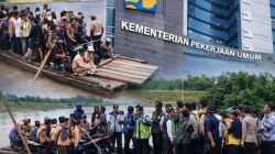 Setelah Viral Pelajar Seberangi Sungai Pakai Getek, Kementerian PU Pastikan Bangun Jembatan di Way Bungur
