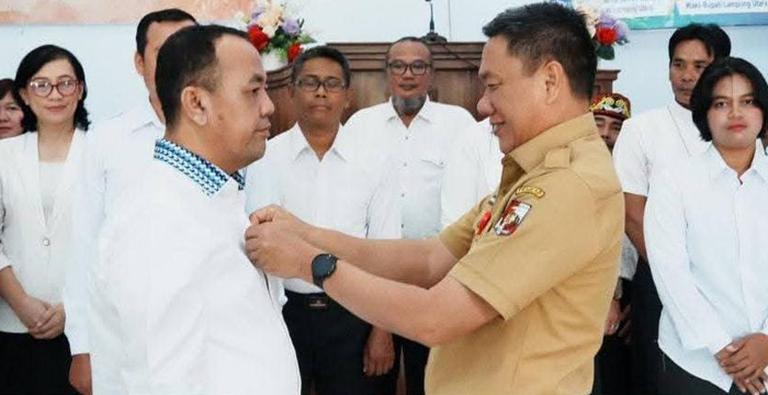 Pemkab Lampung Utara Kukuhkan Pengurus LPPD 2025-2030