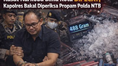 Terlibat Narkoba, Kasat Narkoba Bima Kota Dipecat, Kapolres Tunggu Nasib