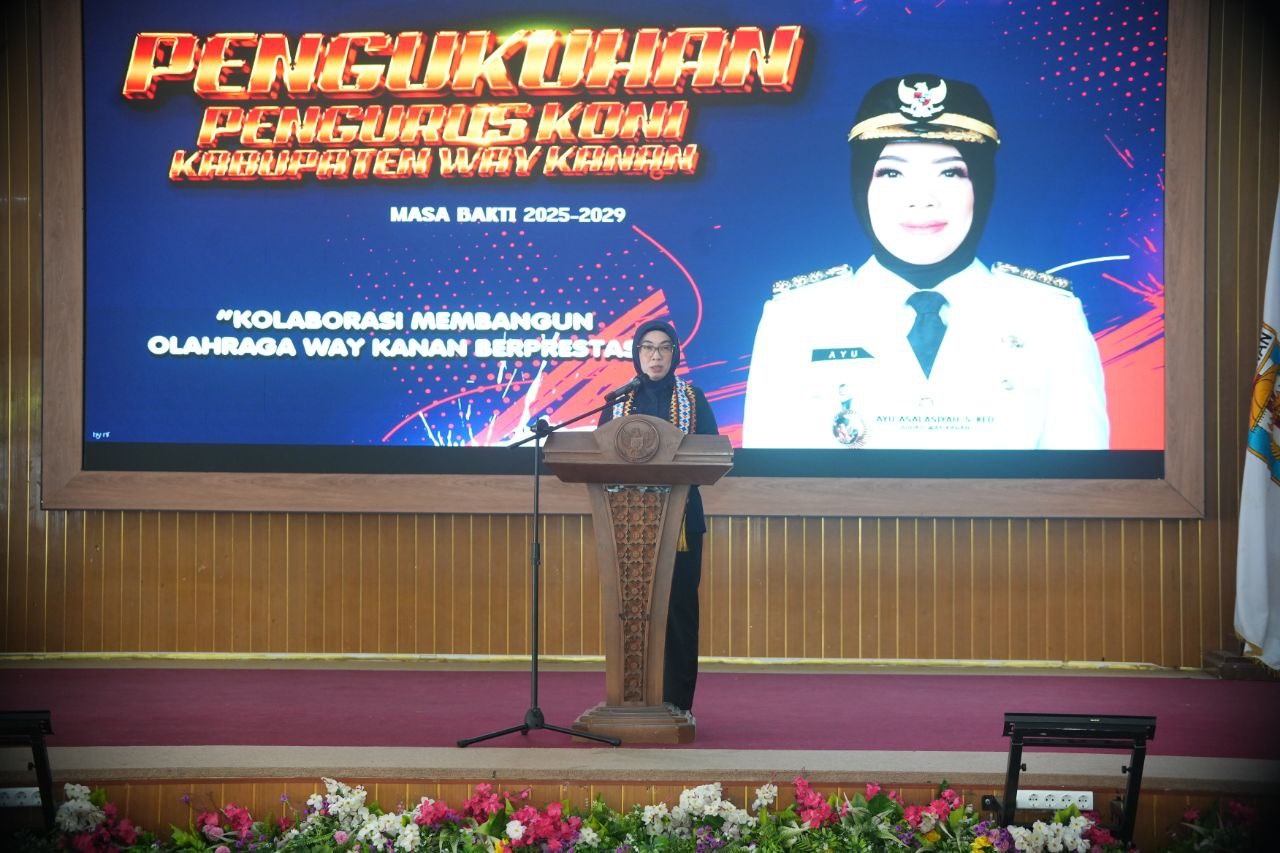 Indra Septa Purnama Pimpin KONI Waykanan, Target Prestasi Naik Kelas