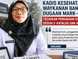 Kadiskes Waykanan Bantah Dugaan Mark-Up, Tegaskan Pengadaan Sudah Sesuai E-Katalog dan Audit BPK