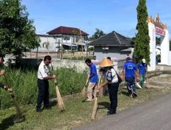 Peringati HBP ke-62, Lapas Waykanan Gandeng APH Gelar Aksi Bersih Fasilitas Umum