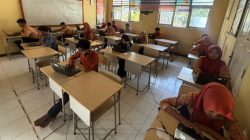 TKA SMP di Waykanan, 48 Siswa SMPN 7 Banjit Ikuti Ujian Berbasis Online