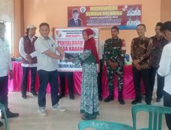 Pemdes Karang Sari Bangun Jalan dan Salurkan BLT