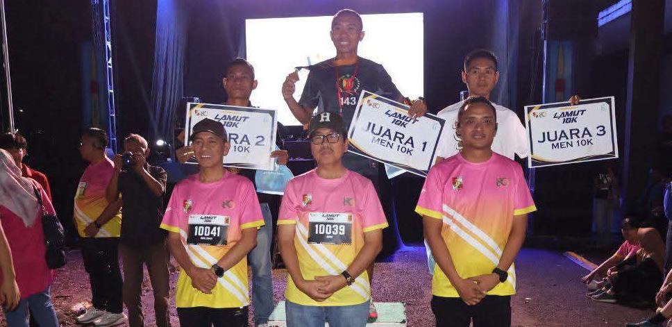 Ribuan Peserta Meriahkan Lampung Utara Night Run 2026