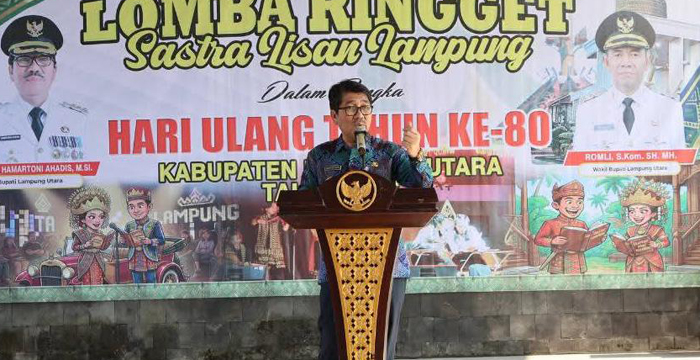 HUT Lampura ke-80, Hamartoni Dorong Ringget Tembus Panggung Wisata