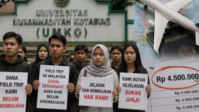 Field Trip ke Malaysia Gagal Berangkat, Dana Rp4,5 Juta Mahasiswa UMKO Belum Dikembalikan