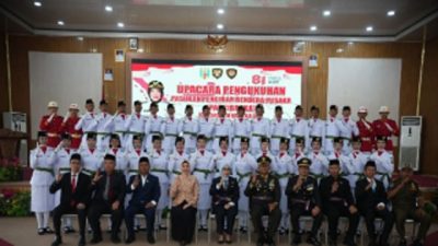 Paskibraka Waykanan 2026 Dikukuhkan, Siap Jalankan Tugas di HUT ke-81 RI