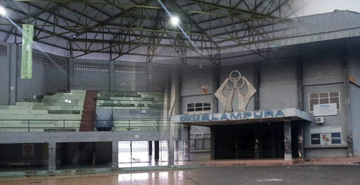 GOR Sukung Lampura Belum Direhabilitasi Menyeluruh, Anggaran Ruang Rapat Bupati Rp1 Miliar Dipertanyakan